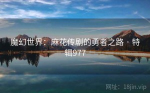 魔幻世界：麻花传剧的勇者之路 · 特辑977