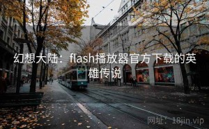 幻想大陆：flash播放器官方下载的英雄传说