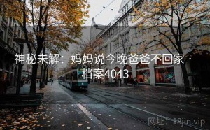 神秘未解：妈妈说今晚爸爸不回家 · 档案4043
