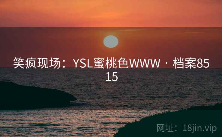 笑疯现场：YSL蜜桃色WWW · 档案8515
